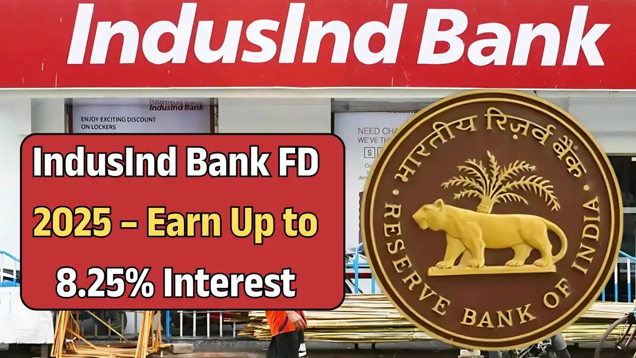 IndusInd Bank FD 2025 – Earn Up to 8.25 Interest 1